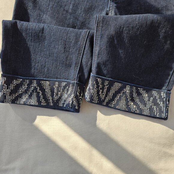 Baccini Capris Black Size Size 10 - Picture 4 of 7